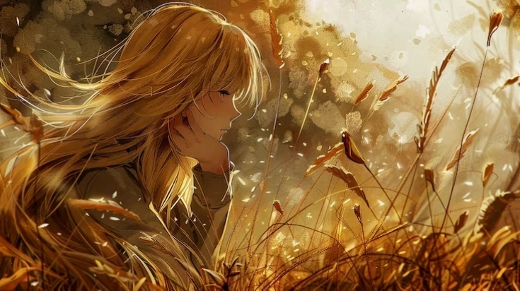 Cute anime girl wallpaper