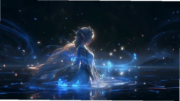 Fantasy water character