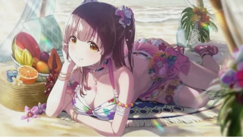Ảnh anime nữ sexy nổi bật với màu sắc rực rỡ