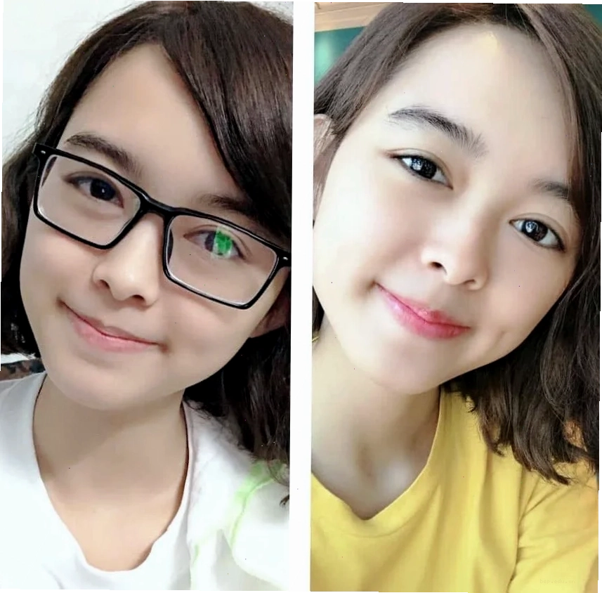 Ảnh avatar nữ đeo kính tròn với thần thái chill, phong cách cute ngầu