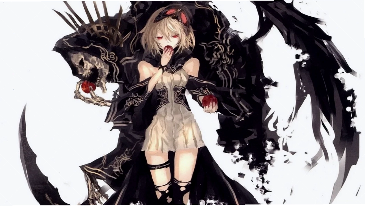Anime girl lạnh lùng cá tính nhìn trực diện
