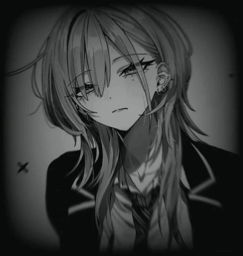 Anime girl lạnh lùng cá tính trong khung cảnh đô thị đêm