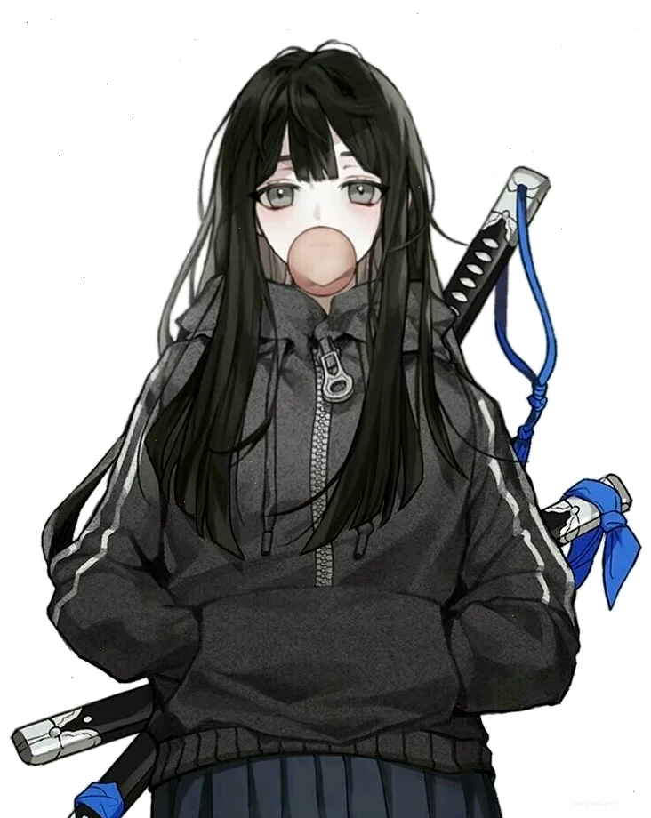 Anime girl lạnh lùng cá tính với hiệu ứng ánh sáng ấn tượng