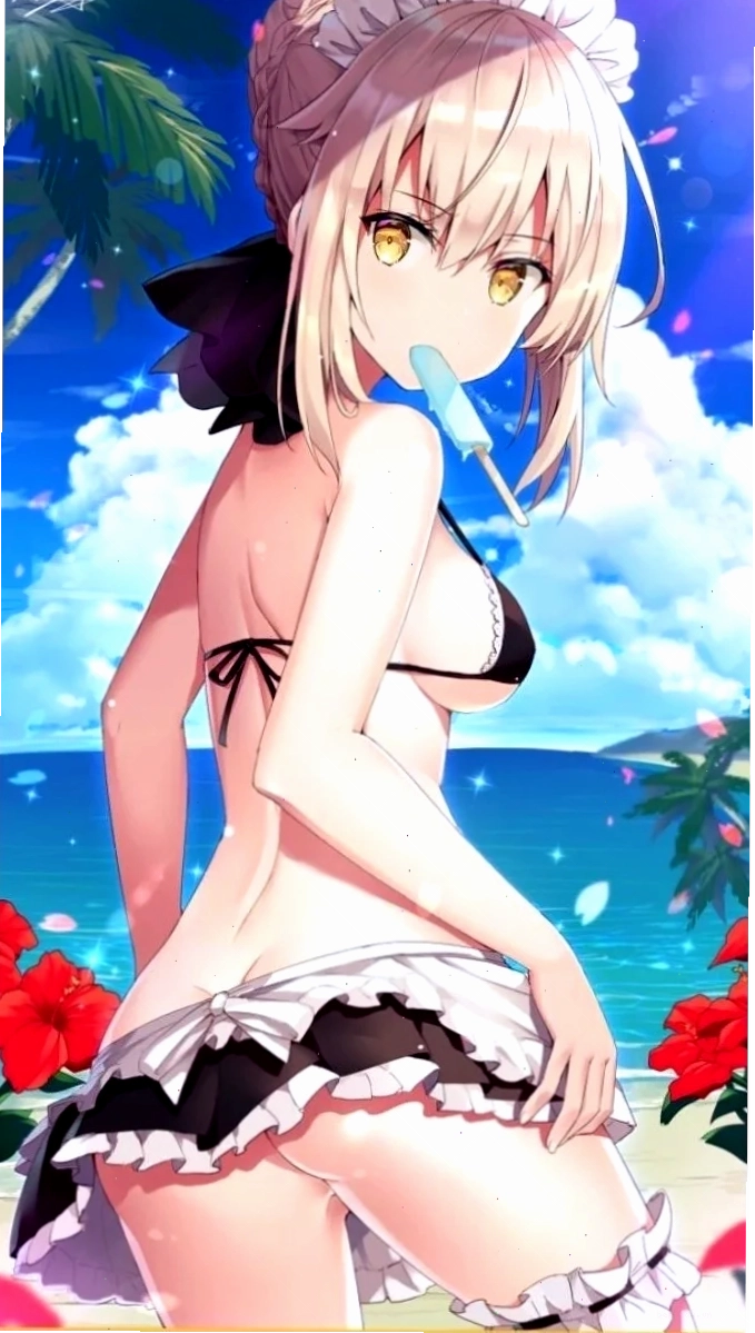 Anime girl sexy anime style với biểu cảm lôi cuốn