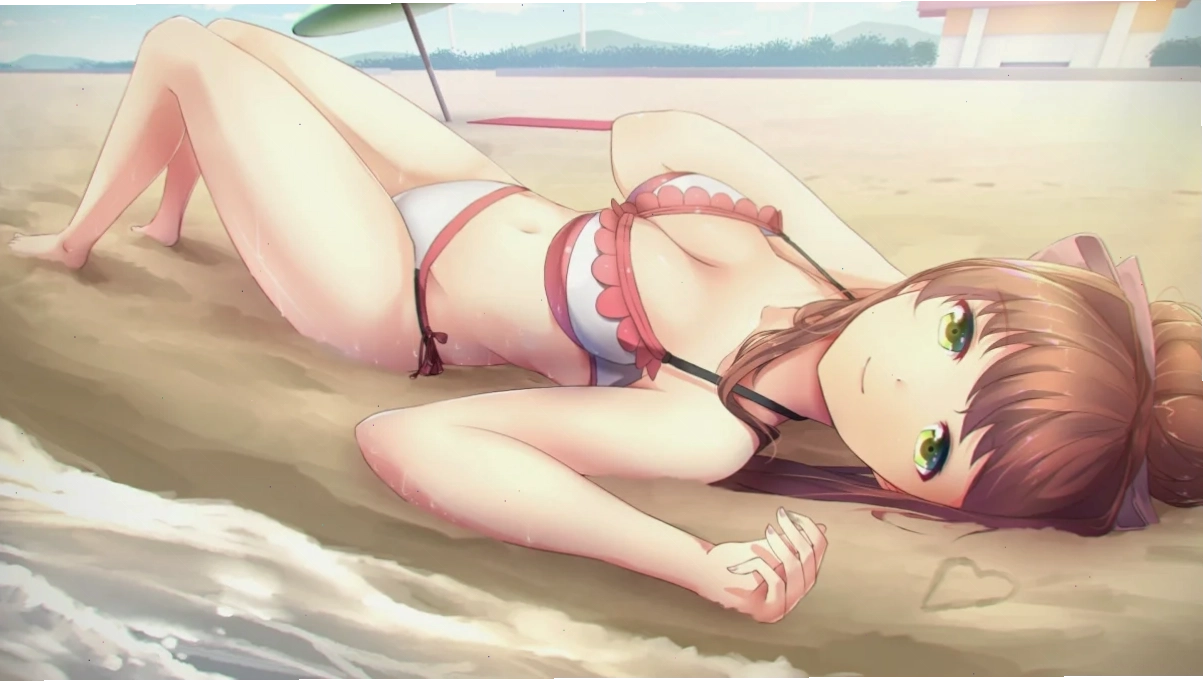 Anime mặc bikini phong cách trẻ trung và tươi sáng