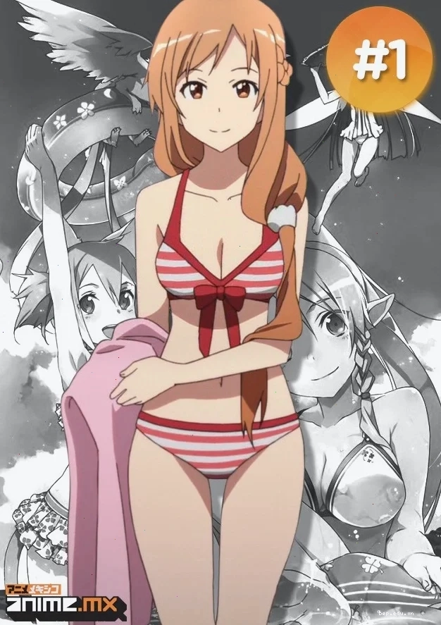 Anime nữ bikini trong tạo hình nổi bật và cuốn hút