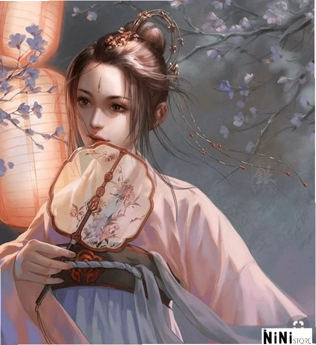 Anime nữ cổ trang với bối cảnh huyền ảo