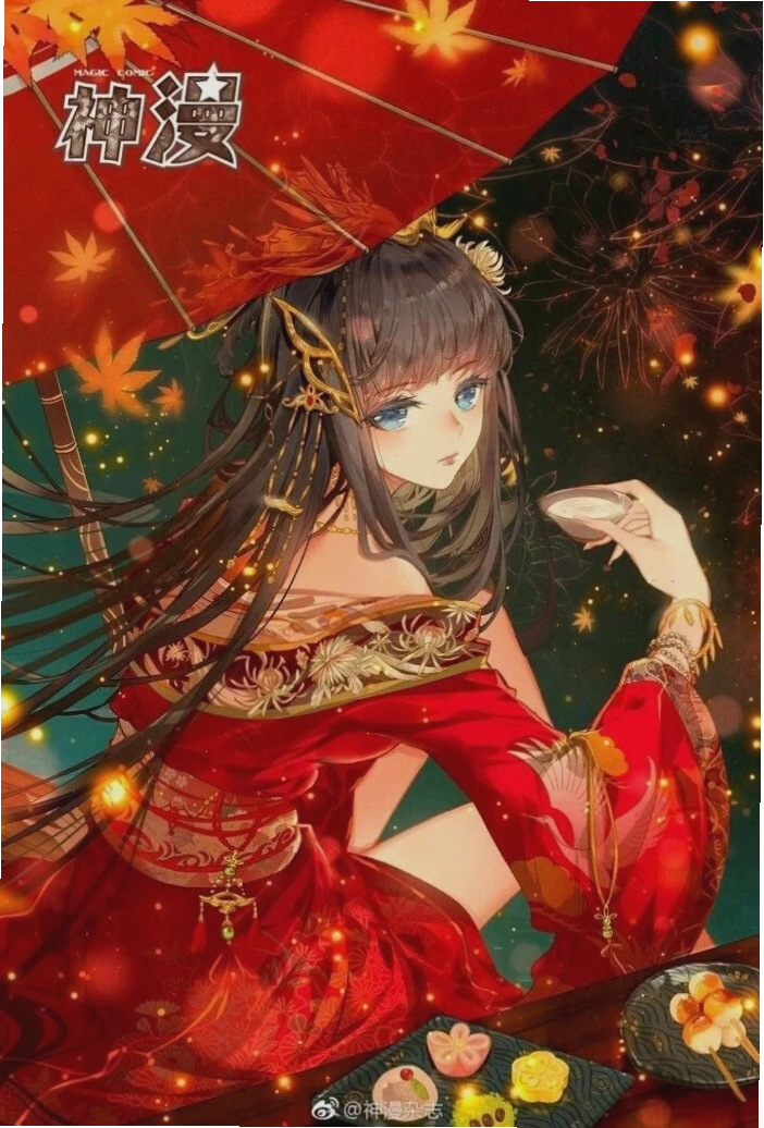Anime nữ cổ trang với phong thái quyền quý