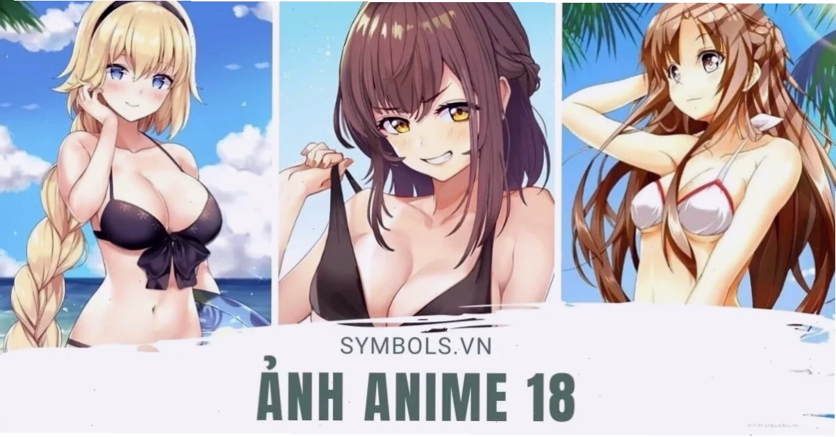 Bộ sưu tập gái anime mặc bikini hở, dây mỏng