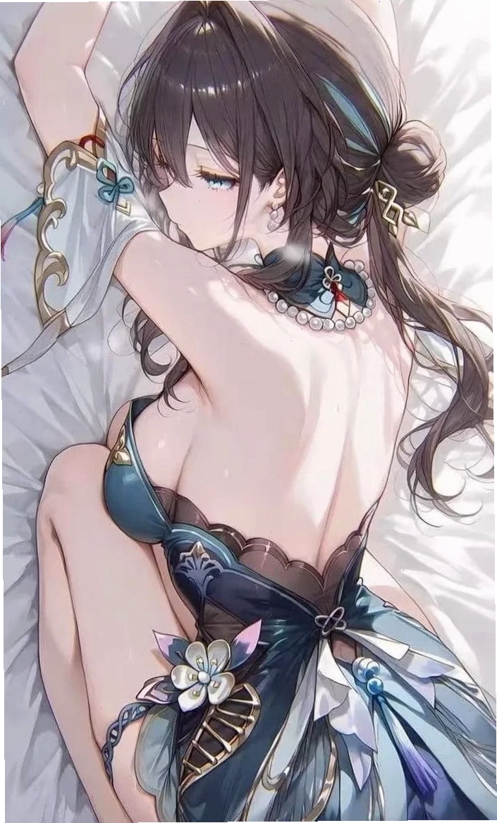 Cô gái anime trong trang phục gợi cảm