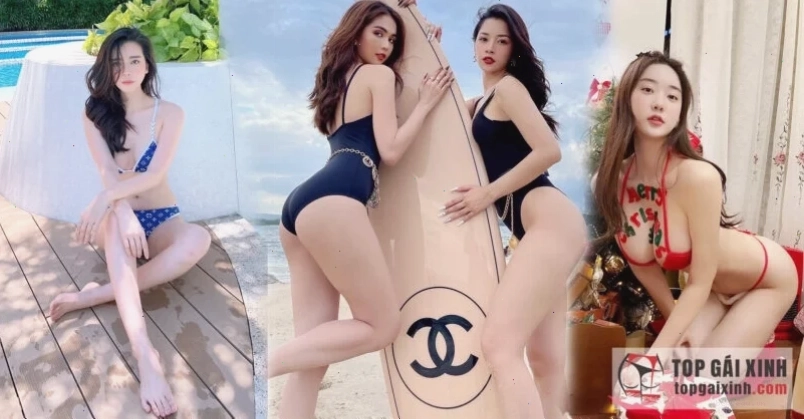 Gái mặc bikini trong suốt với thân hình mọng mẩy tinh hoa