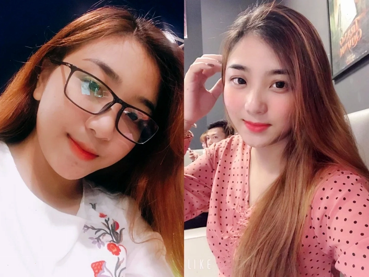 Gái xinh đeo kính với ánh mắt cuốn hút