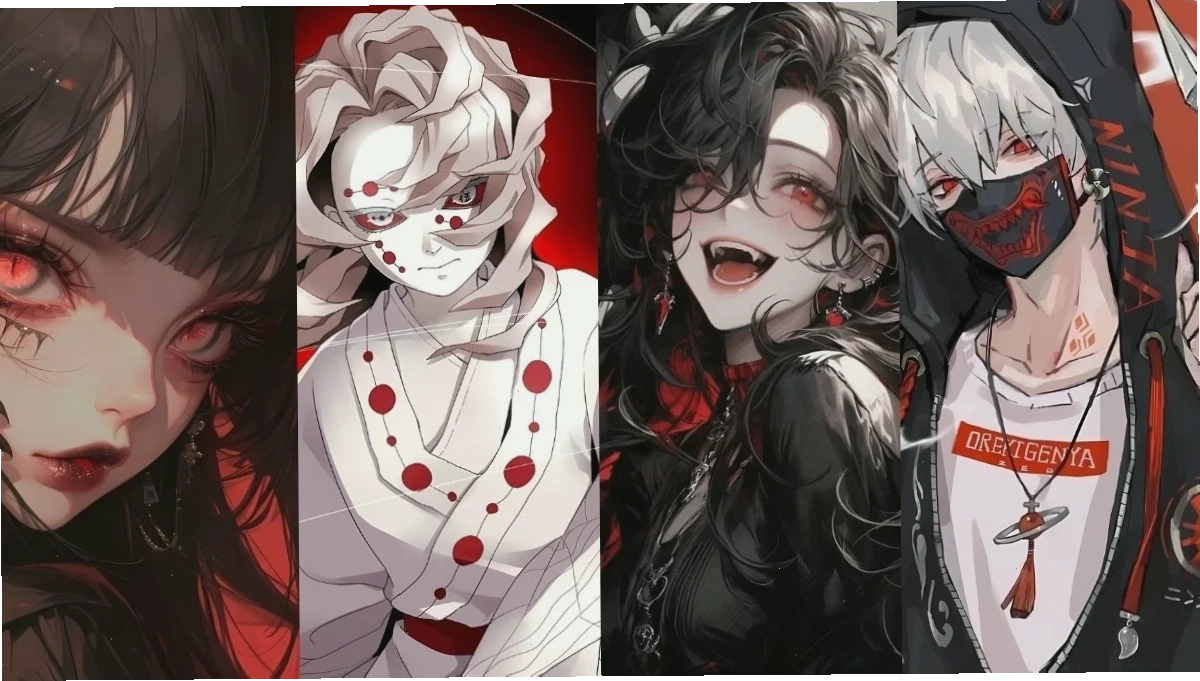 Hình ảnh anime nữ ác quỷ với trang phục ma mị