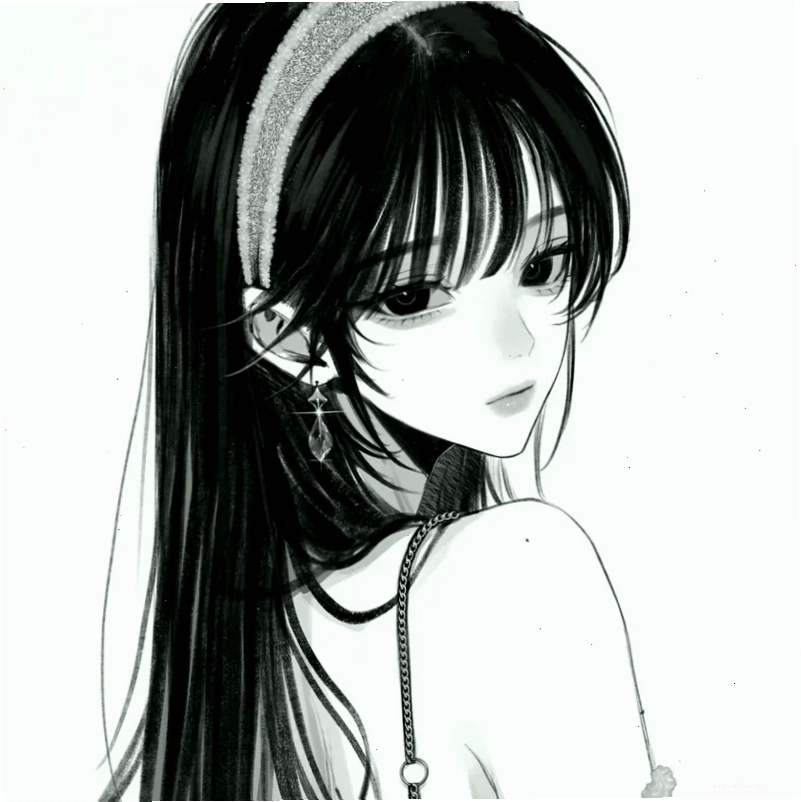 Hình ảnh anime nữ với đôi mắt to tròn và nét buồn man mác