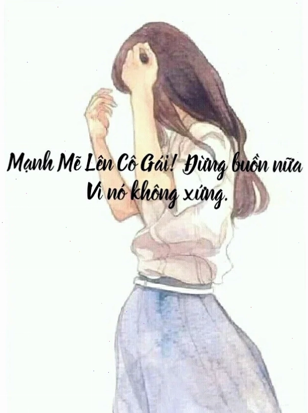 Hình ảnh cô gái mạnh mẽ đang suy tư
