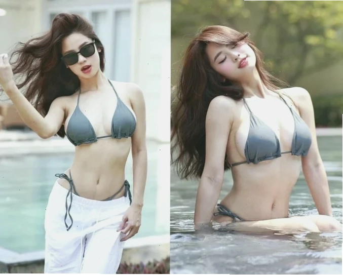 Jiyoung Kim và Sunmi ưa chuộng áo tắm một mảnh đơn giản