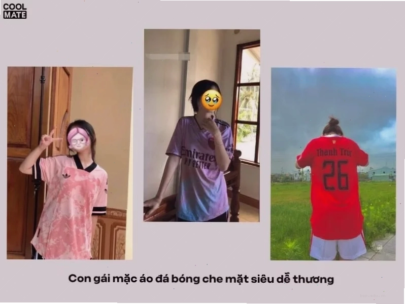 Tạo dáng năng động trên sân bóng