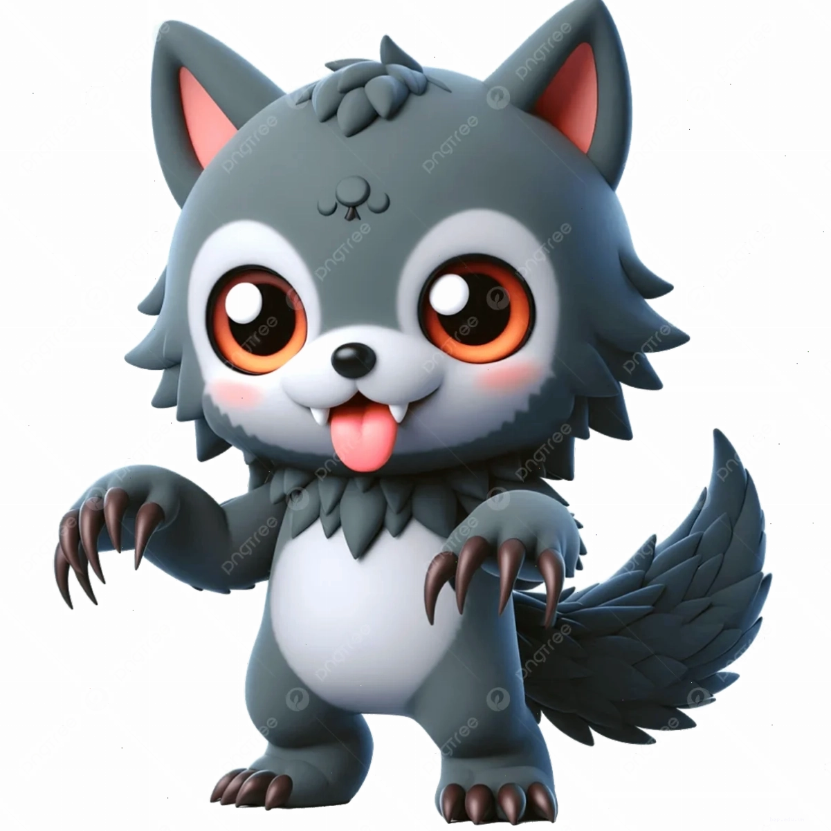 Tác phẩm ảnh chibi quái vật dễ thương mang phong cách kỳ ảo