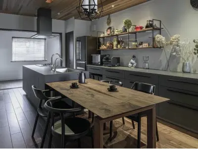 Hé lộ vẻ đẹp bếp phong cách Indochine đầy cuốn hút