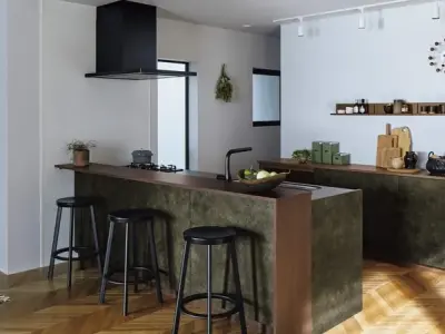 Xu hướng thiết kế đảo bếp kiêm quầy bar hiện đại năm 2026