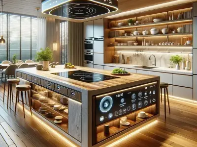 Xu hướng thiết kế đảo bếp thông minh được ưa chuộng 2026