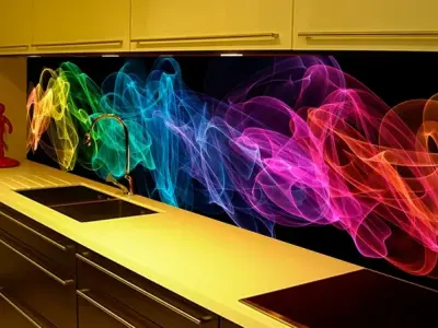 Kính ốp bếp - Giải pháp làm đẹp không gian hiện đại