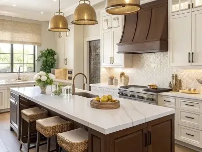 Trang trí đảo bếp sang trọng nâng tầm không gian bếp