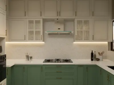 30+ Mẫu bếp tân cổ điển sang trọng đẳng cấp không thể rời mắt