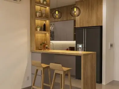 25+ mẫu đảo bếp quầy bar đẹp và hiện đại cho căn bếp nhỏ