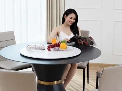 Mẫu bàn ăn tròn 6 ghế gỗ Gõ Đỏ: Sang trọng và đẳng cấp cho không gian bếp