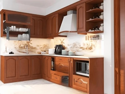 Tủ Bếp Gỗ Xoan Đào: Lựa Chọn Bền Vững Cho Không Gian Bếp 2026