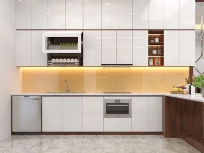 Tủ bếp inox cánh nhựa: Giải pháp tối ưu cho không gian bếp hiện đại 2026
