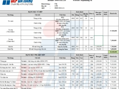 Tủ Bếp Nhựa Đà Nẵng: Báo Giá Chi Tiết, Mẫu Mã Đẹp và Kinh Nghiệm Chọn Lựa Năm 2026