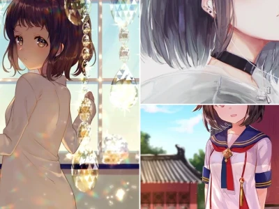 anime girl tóc ngắn vẻ đẹp trẻ trung và cá tính thu hút mọi ánh nhìn