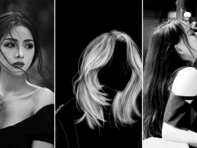 Khám phá vẻ đẹp huyền bí cô gái trắng đen trong ảnh avatar